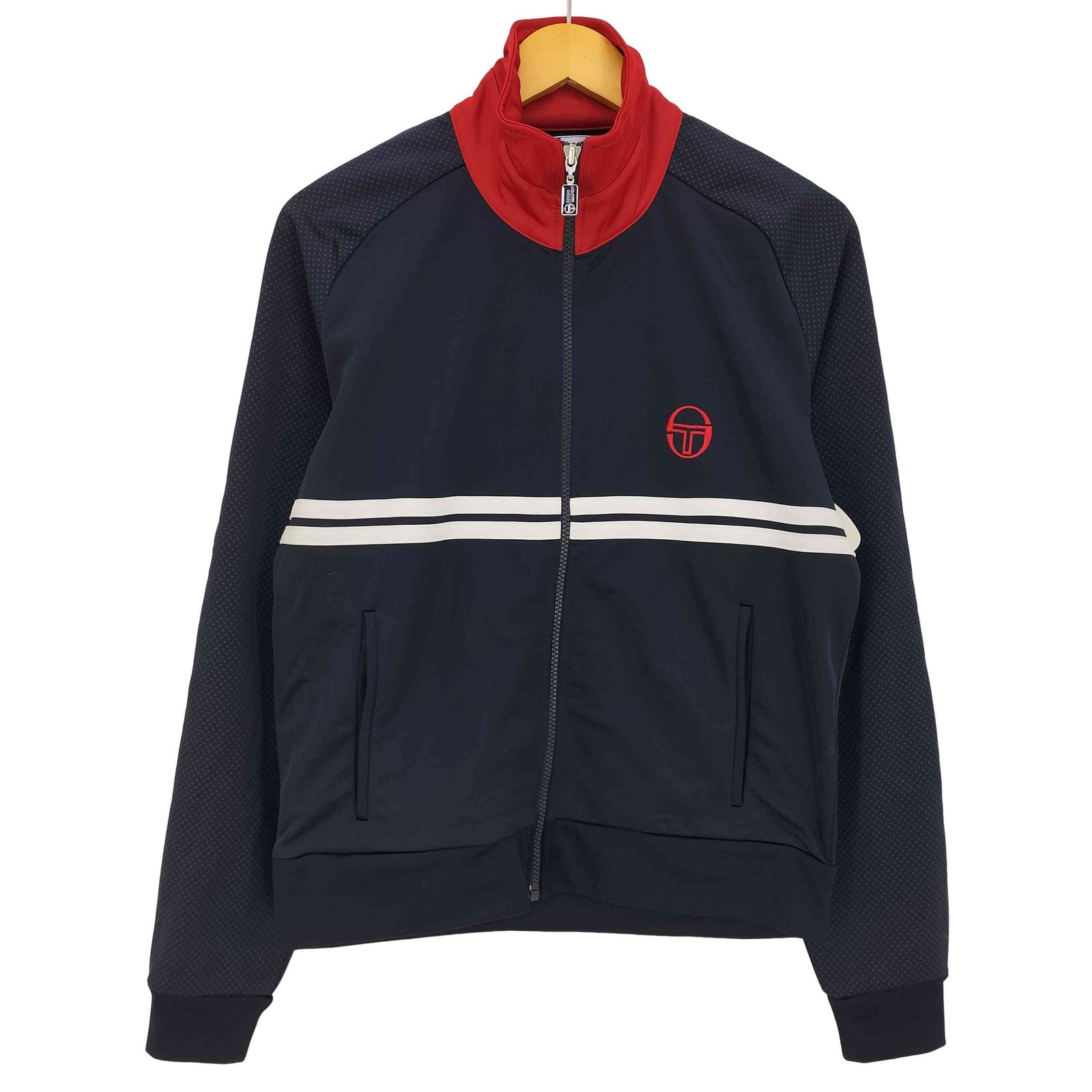 セルジオタッキーニ SERGIO TACCHINI ドット切替 トラックジャケット メンズ import：M 