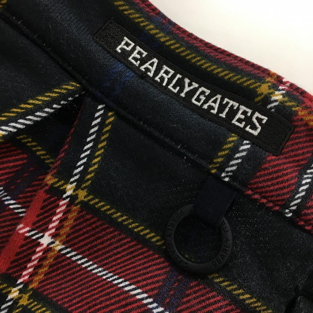パーリーゲイツ 千鳥柄スカート 裏起毛 1 黒色 PEARLY GATES