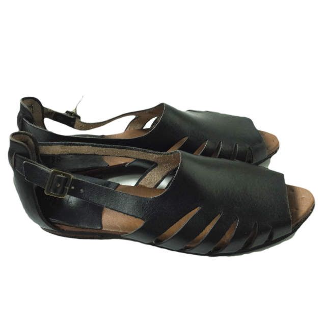 CABOCLO カボクロ Shoe40 レザーグルカサンダル 42(27cm) Black