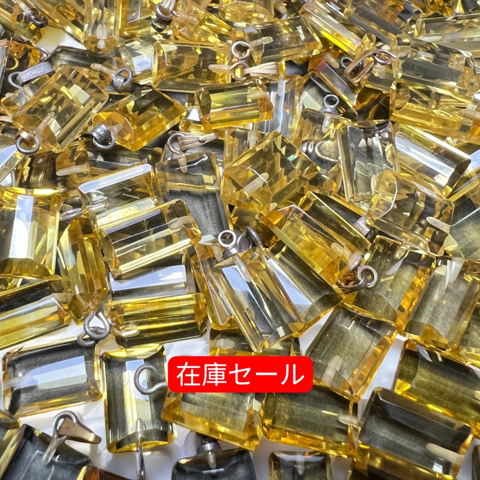 シトリン トップ チャームパーツ6個セットセール中 - メルカリ