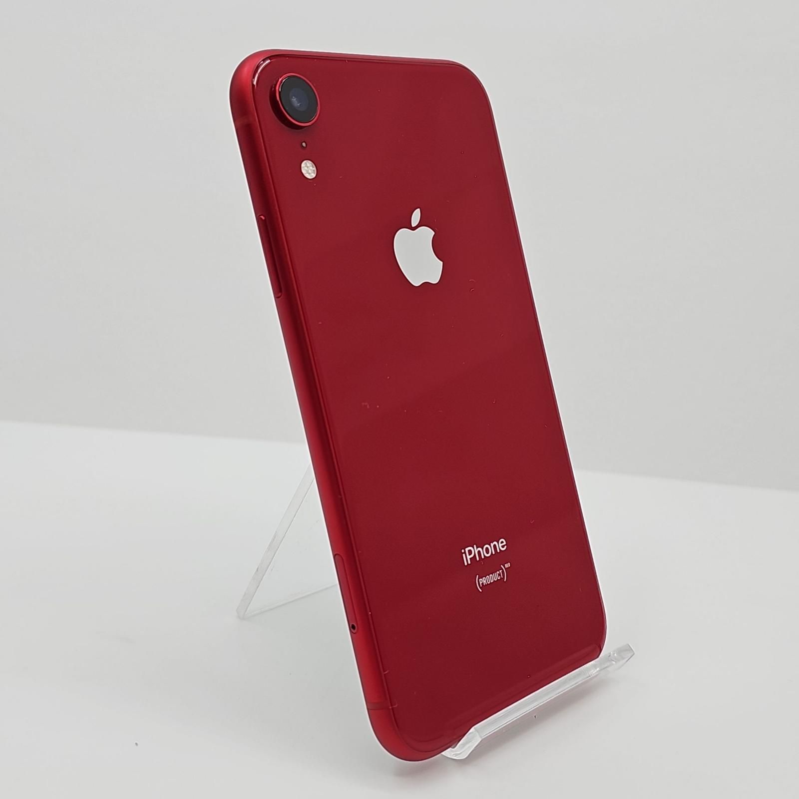 【全額返金保証】【最速発送】Apple iPhone XR 64GB (PRODUCT)RED SIMフリー 動作確認済 87% 白ロム