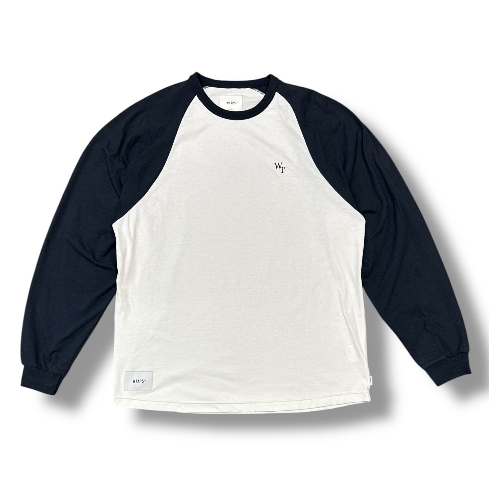 WTAPS ラグランスリーブ 長袖カットソー W)taps - ダブルタップス ラグランロングスリーブ長袖カットソー