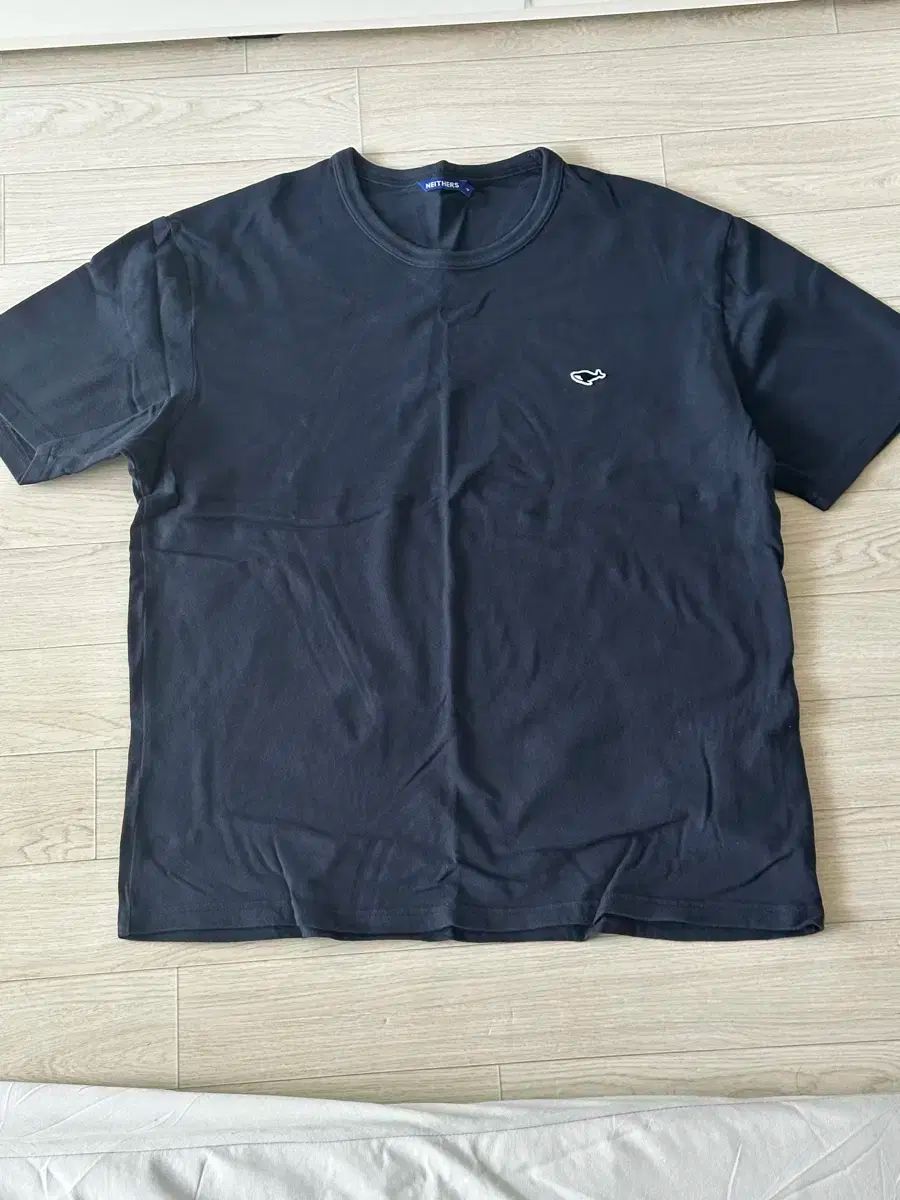 4 NEITHERS(ネイダス) ロゴ Tシャツ ネイビー/ホワイト 2 腸 まとめ売り