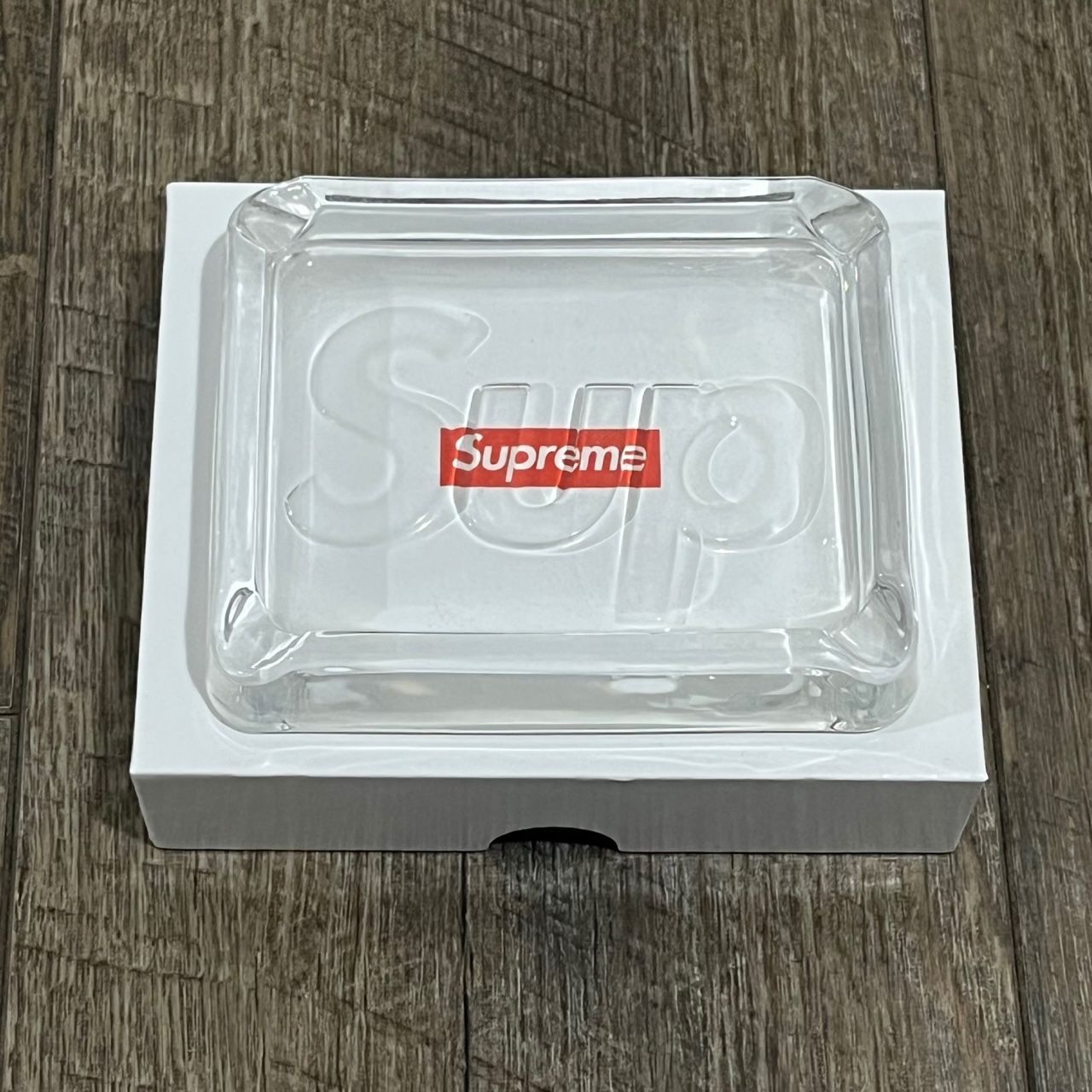 Supreme glass ashtray 灰皿 ガラス box灰皿 - 灰皿