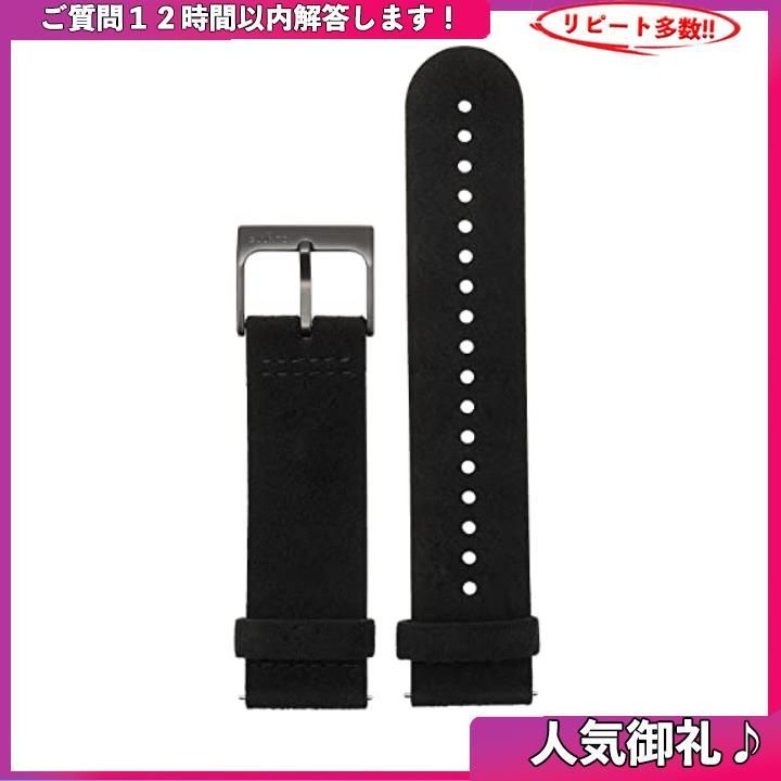 リピート多数!ALL BLACK_M スントSUUNTO 交換用バンド ストラップ 22MM