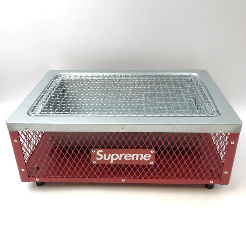 Supreme Coleman シュプリーム コールマン コラボ Charcoal Grill チャコールグリル レッド バーベキューコンロ キャンプ アウトドア TA3381