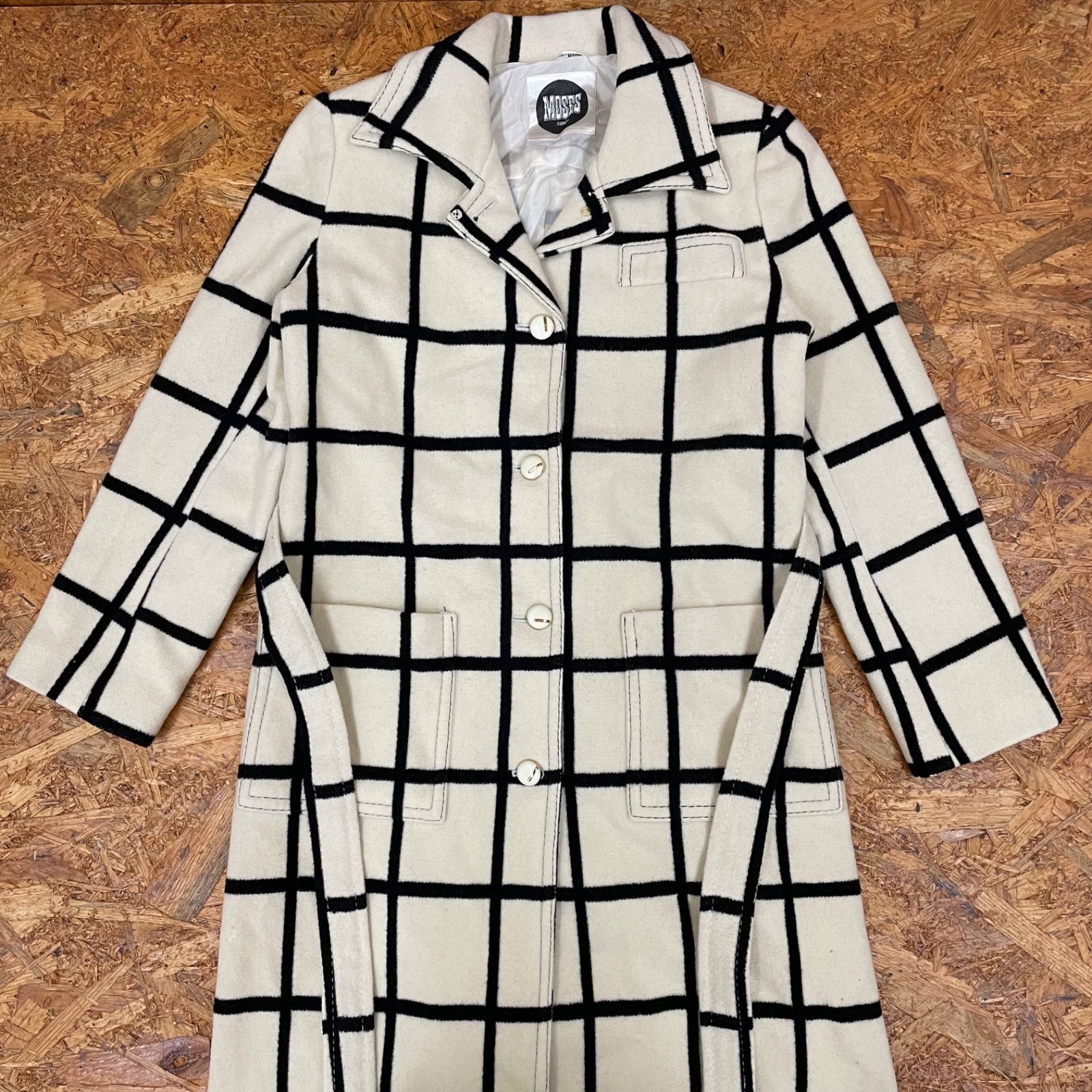 昭和レトロ MOSES ロングコート Ladies レディース 平成レトロ 