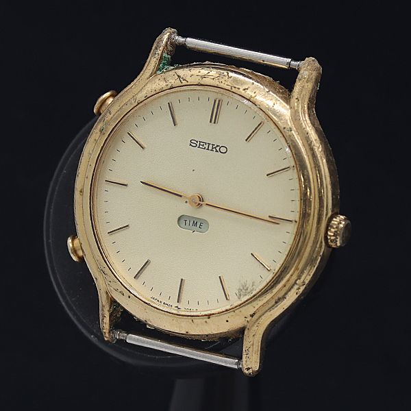 【日本製】 セイコー ドルチェ 腕時計 ゴールド 限定品 希少品 6C20 セイコー 金時計 ゴールド文字盤腕時計 レディース | eLADY