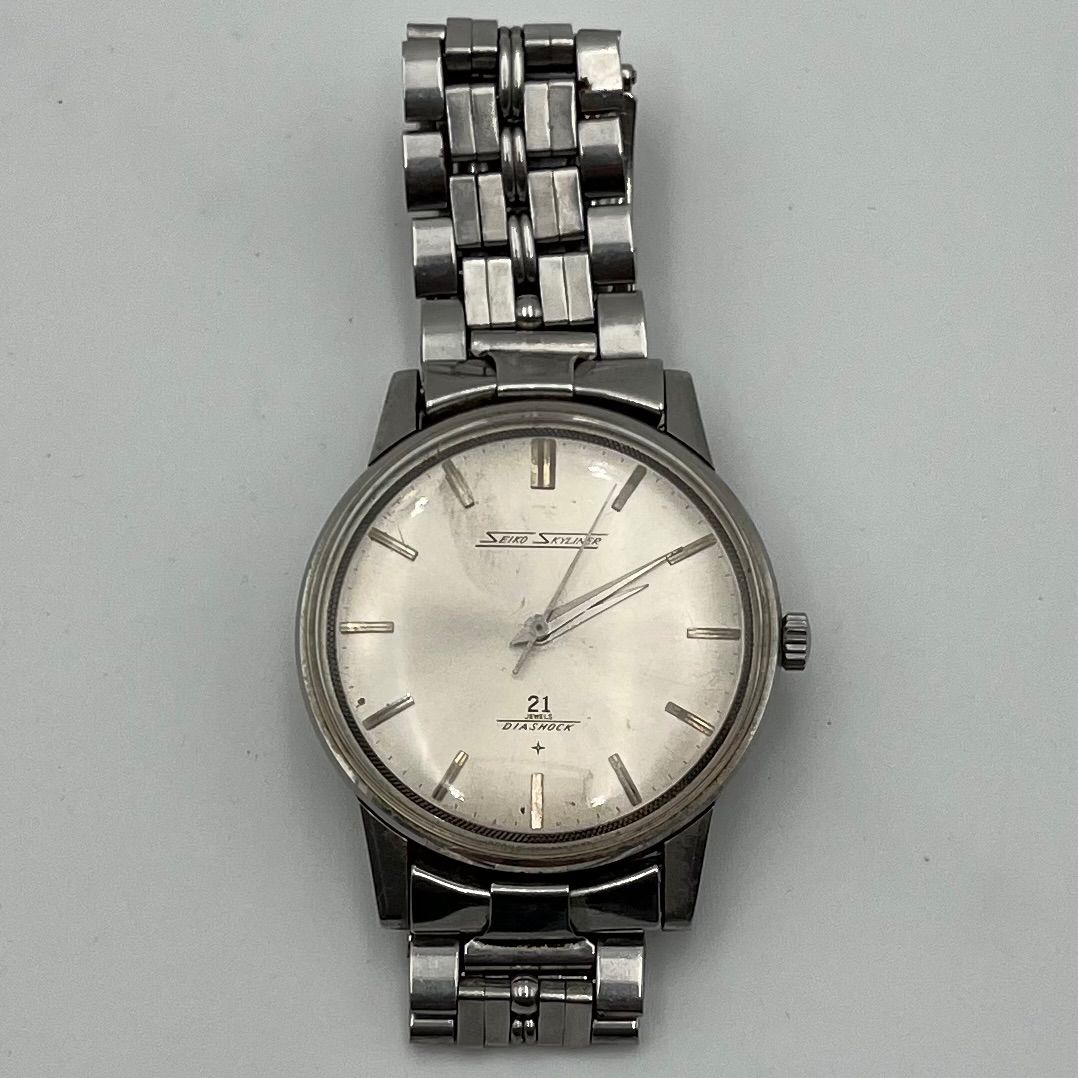✨SEIKO✨Skyliner✨21 JEWELS✨腕時計✨ Seiko Skyliner SD Dial Hand winding 21 jewels 14092E Cal.402