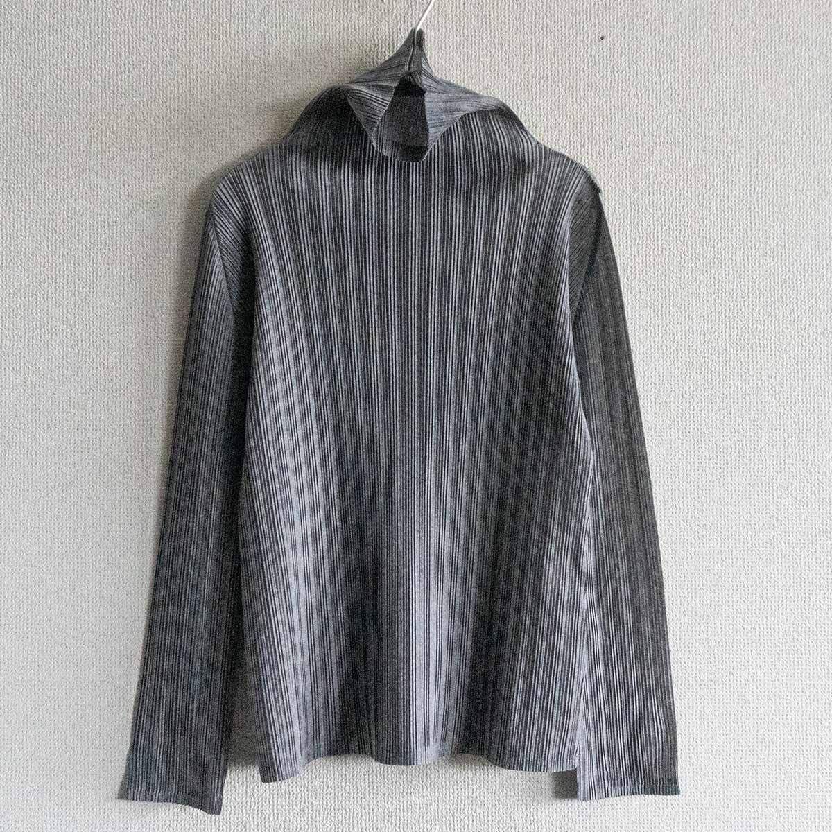 PLEATS PLEASE ハイネック プリーツ カットソー プリーツプリーズ ISSEY MIYAKE イッセイミヤケ 25050519