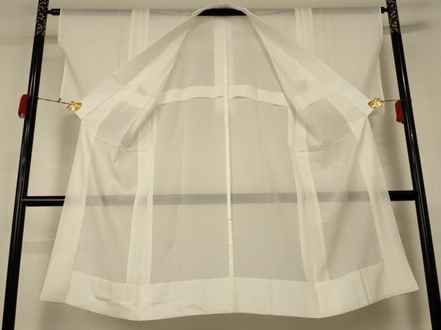 平和屋着物*夏物 長襦袢 絽 鳥の子色 正絹 AABC1804jd