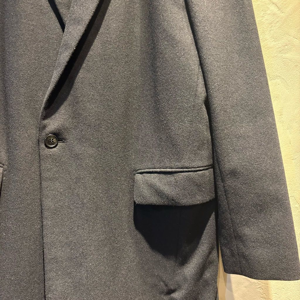 JOHN LAWRENCE SULLIVAN ジョンローレンスサリバン 18AW WOOL COAT ウールコート18006‘16‐08 ブラック size 38 代官山A09 KANDAIZUMI_COM
