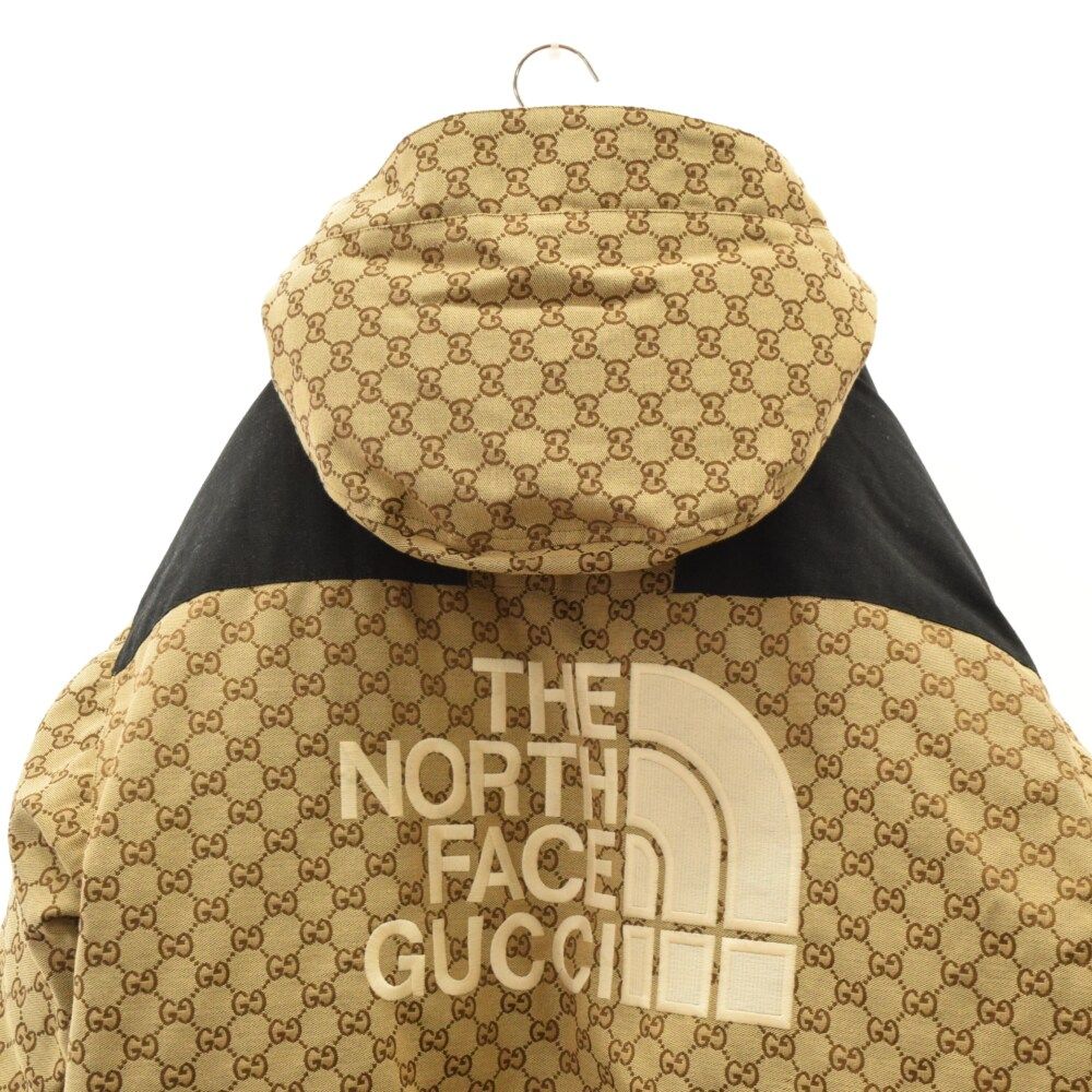 GUCCI (グッチ) 21AW×The North Face GGキャンバス ダウンジャケット 