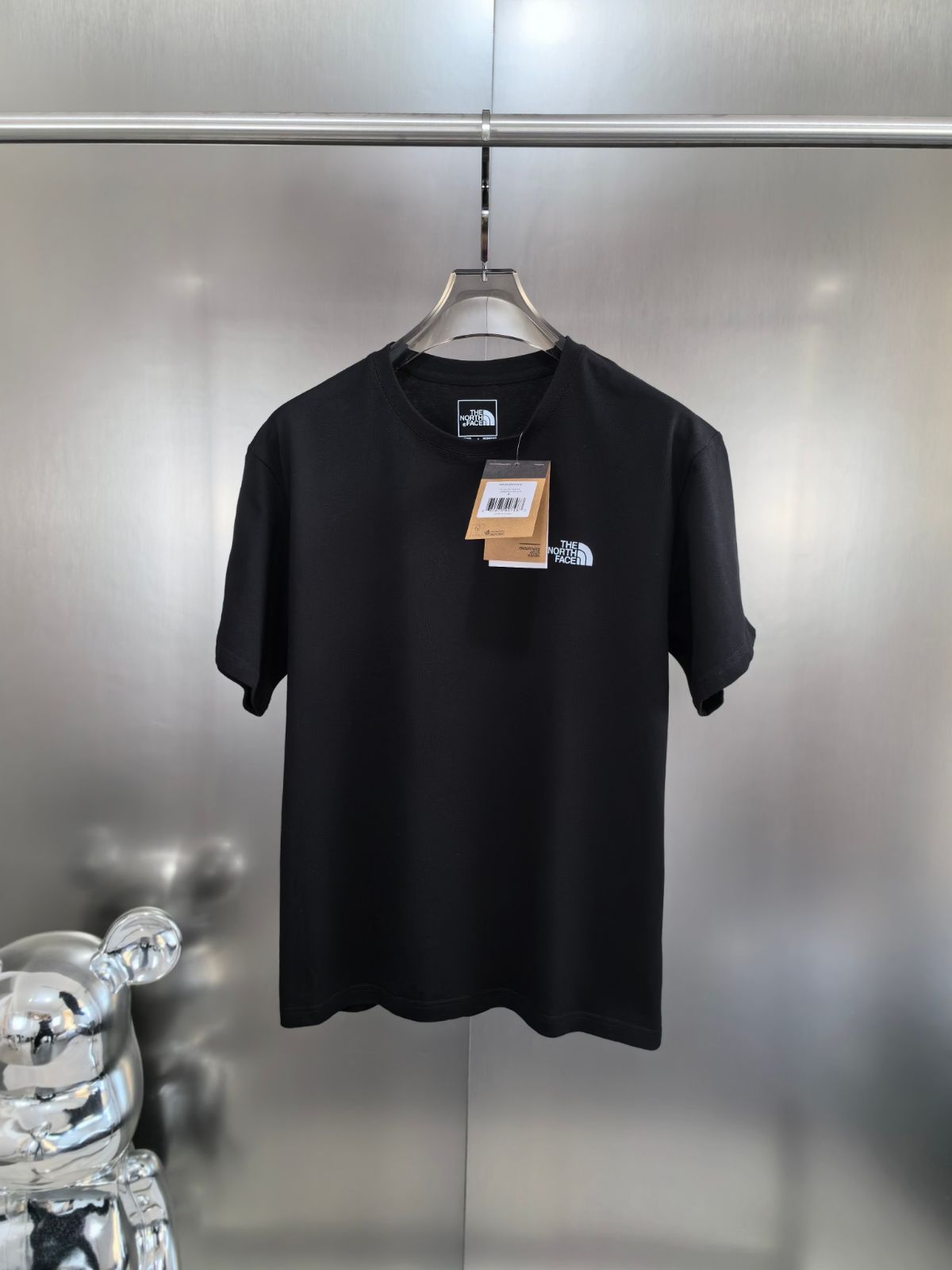 THE NORTH FACE ノースフェイス 背面立体文字柄プリント カジュアルTシャツ 男女兼用 カップルスタイル