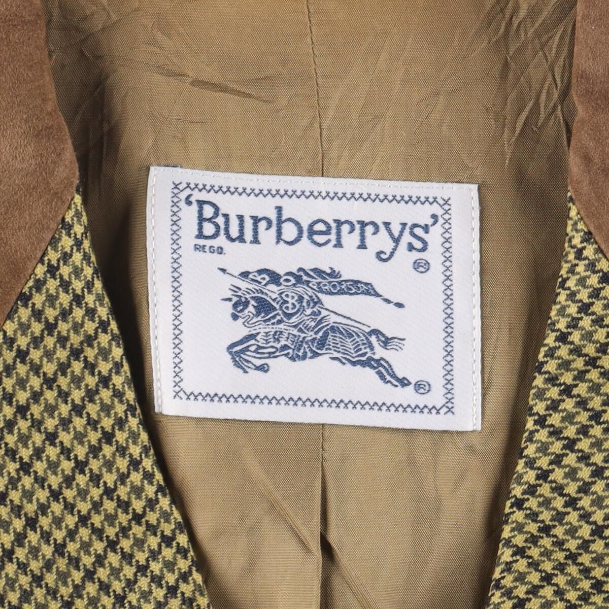 古着 バーバリー Burberry's 千鳥格子柄 テーラードジャケット