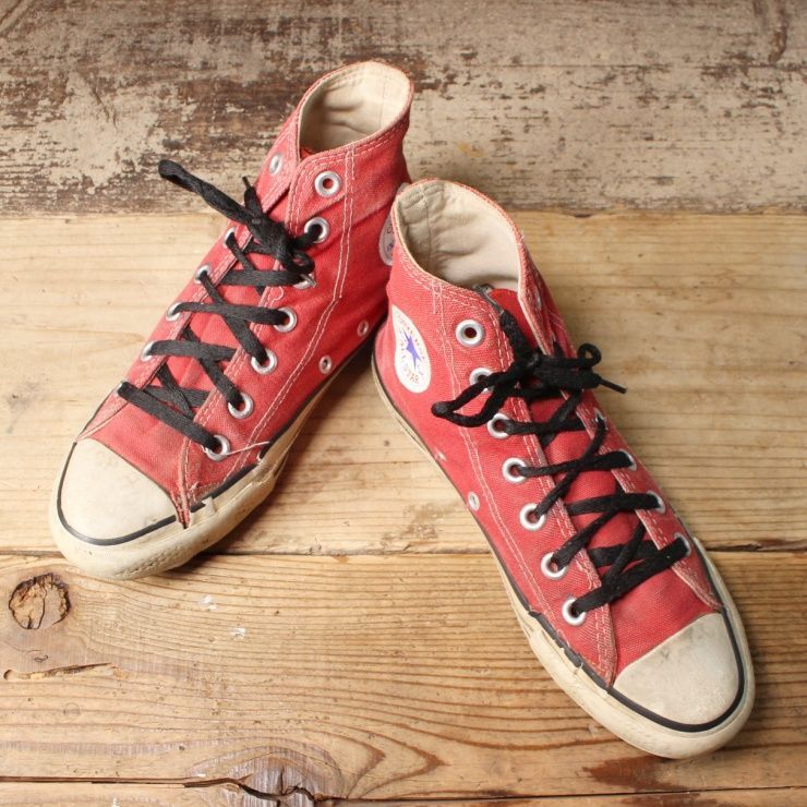 90s USA製コンバースオールスターハイカットスニーカー23cm