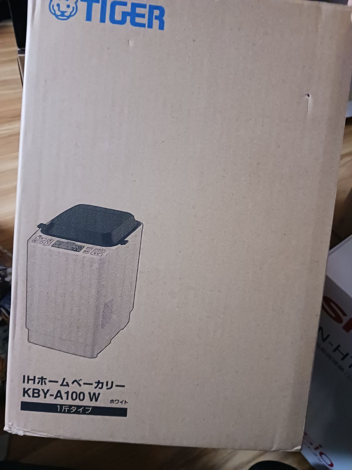 タイガー TIGER IHホームベーカリー やきたて 1斤タイプ ホワイト KBY