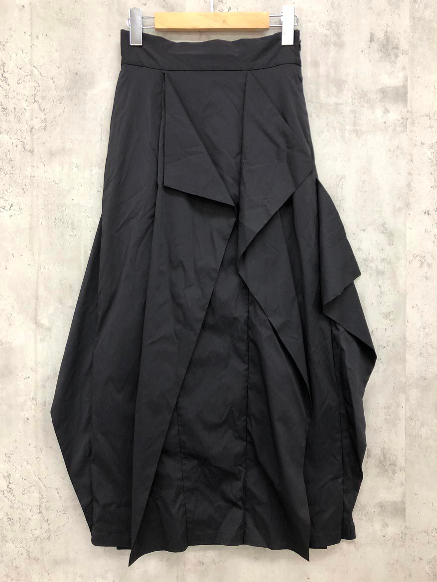 SLY スライ アシンメトリー ヘム ロング スカート size1/黒