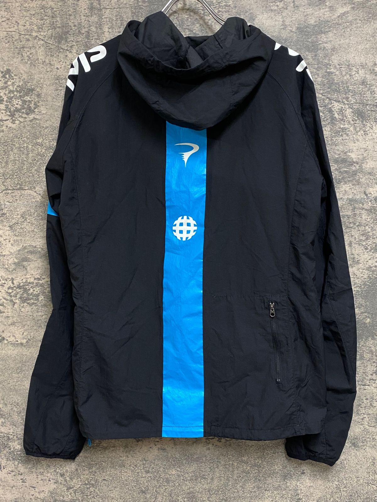 JN160 ラファ Rapha SPRAY JACKET 長袖 ウィンドブレーカー 黒 L TEAM Sky