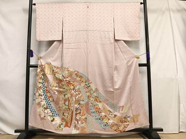 美品 豪華 古典模様 鶴 菊 松 竹 金彩 金駒刺繍 袷 正絹 振袖 着物 楽天市場】【新品】 振袖 着物 未使用 袷 フォーマル 正絹