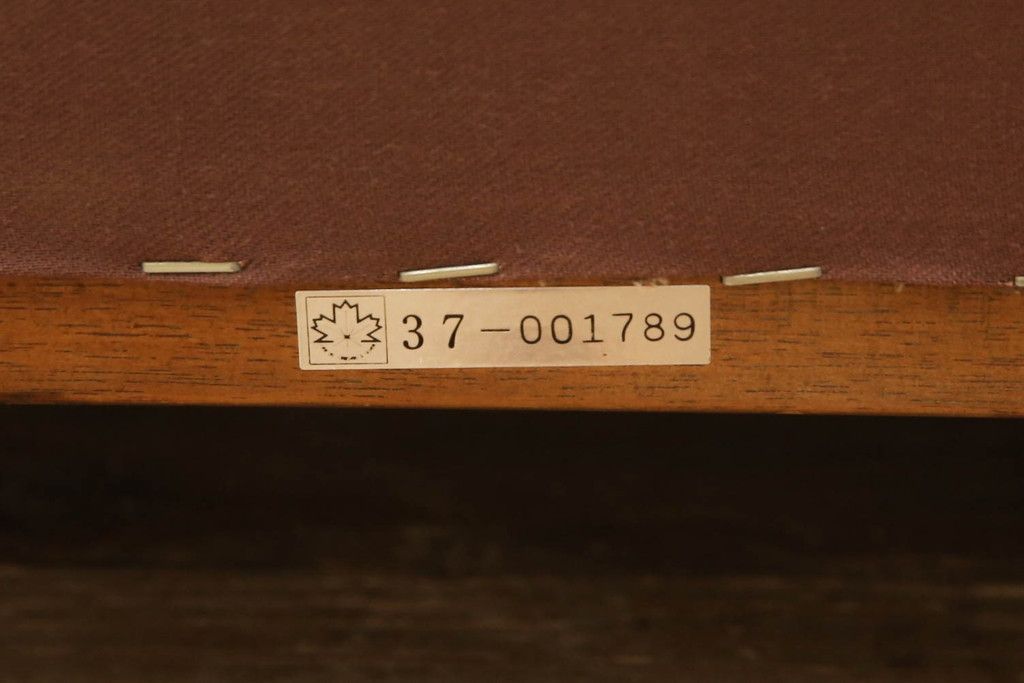 687 美品 神戸元町家具 メープル不二屋 1人掛けソファ30万① GMHK675