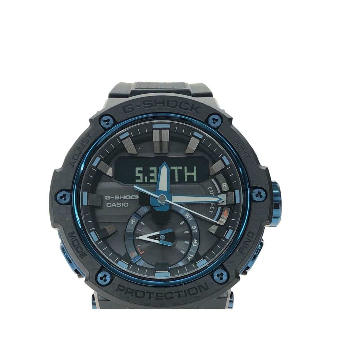 ▽▽CASIO カシオ メンズ腕時計 電波ソーラー デジアナウォッチ G-SHOCK G-STEEL GST-B200X-1A2JF ブラック -  メルカリ