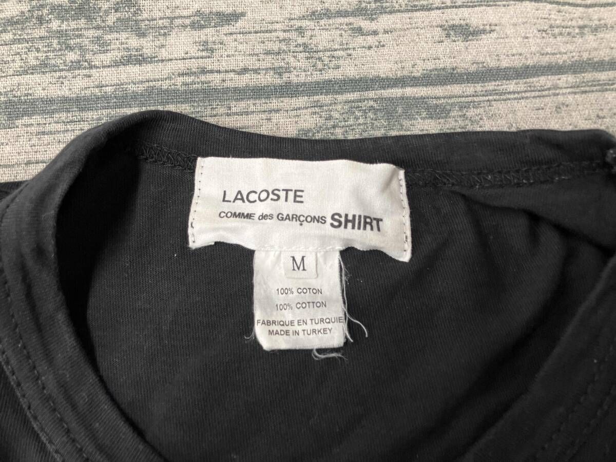 COMME des GARCONS × LACOSTE FL-T013 長袖Tシャツ Mサイズ Lacoste