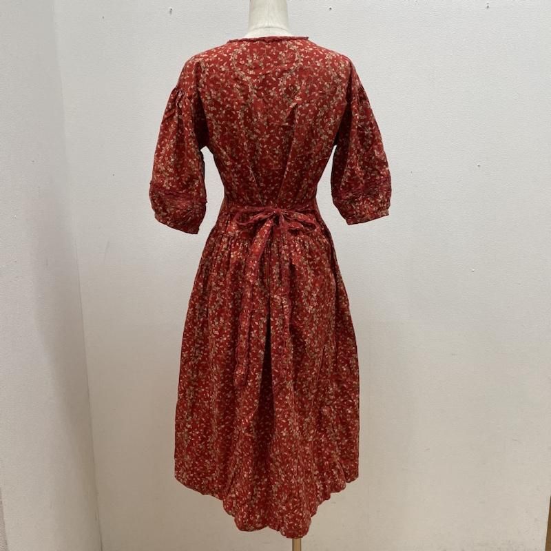 PINK HOUSE ピンクハウス ワンピース ロングスカート ロング ワンピース 総柄 小花 花柄 フラワー ピコフリル リボン フ ウエストリボン