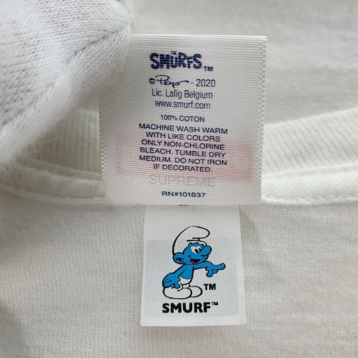 日本人気超絶の-Supreme - シュプリーム 20AW Smurfs Tee •スマーフ