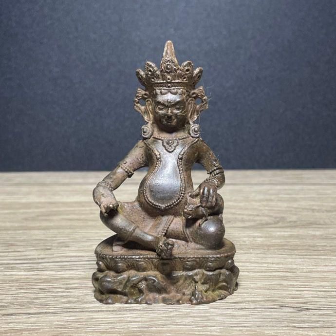 黄財神仏像 置物 銅像 銅仏 工芸品 - メルカリ