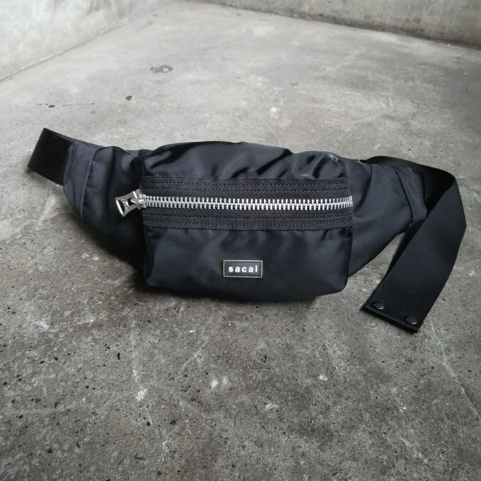 sacai 25ss Pocket Bum Bag Black サカイ ポケットバムバッグ ブラック