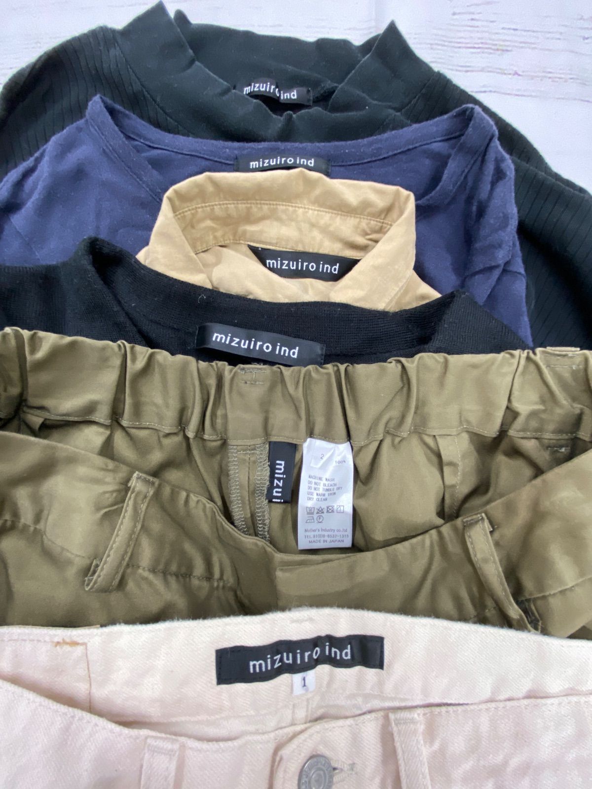 S108 ミズイロインド おまとめ 11点 ワンピース シャツ パンツ