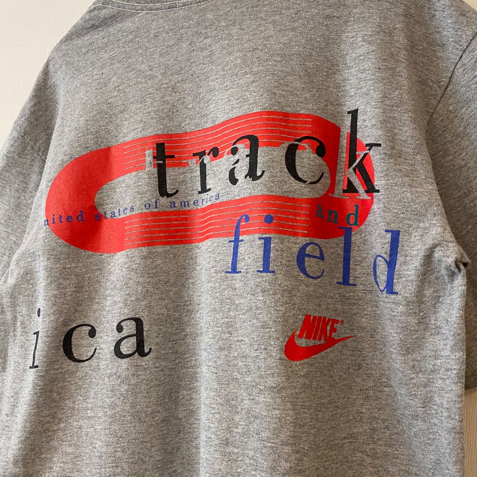 ナイキ(NIKE)90s 銀タグ track field ヴィンテージTシャツ - メルカリ