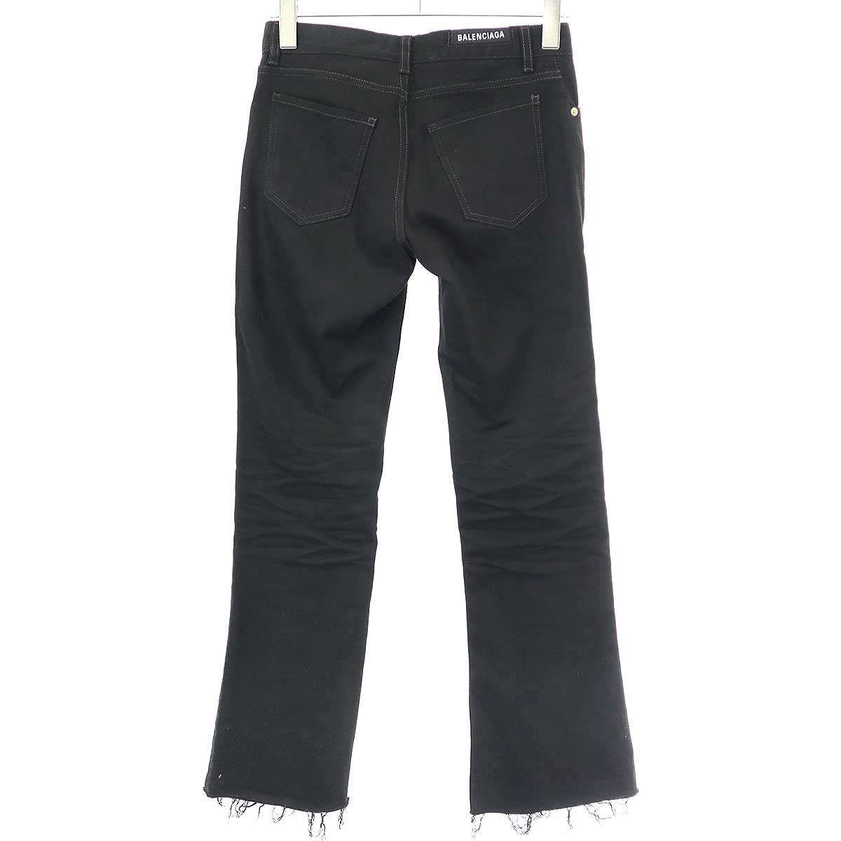 BALENCIAGA UNIFIT ダメージデニムパンツ BALENCIAGA バレンシアガ 21SS カットオフダメージデニムパンツ