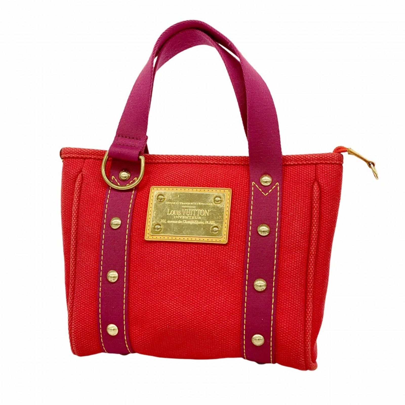 ルイ ヴィトン Louis Vuitton ルイ ヴィトン ハンドバッグ アンティグア カバPM M40037 ルージュレディース
