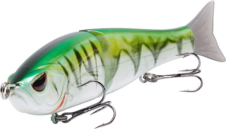 18.3cm 17.8cm #6 ファイアタイガー Bassdash(バスダッシュ) ルアー バス釣り シーバス 釣り ビッグベイト 7インチ/4.5インチ  ハードルアー フィッシング ベイト(Glide bait) メルカリShops