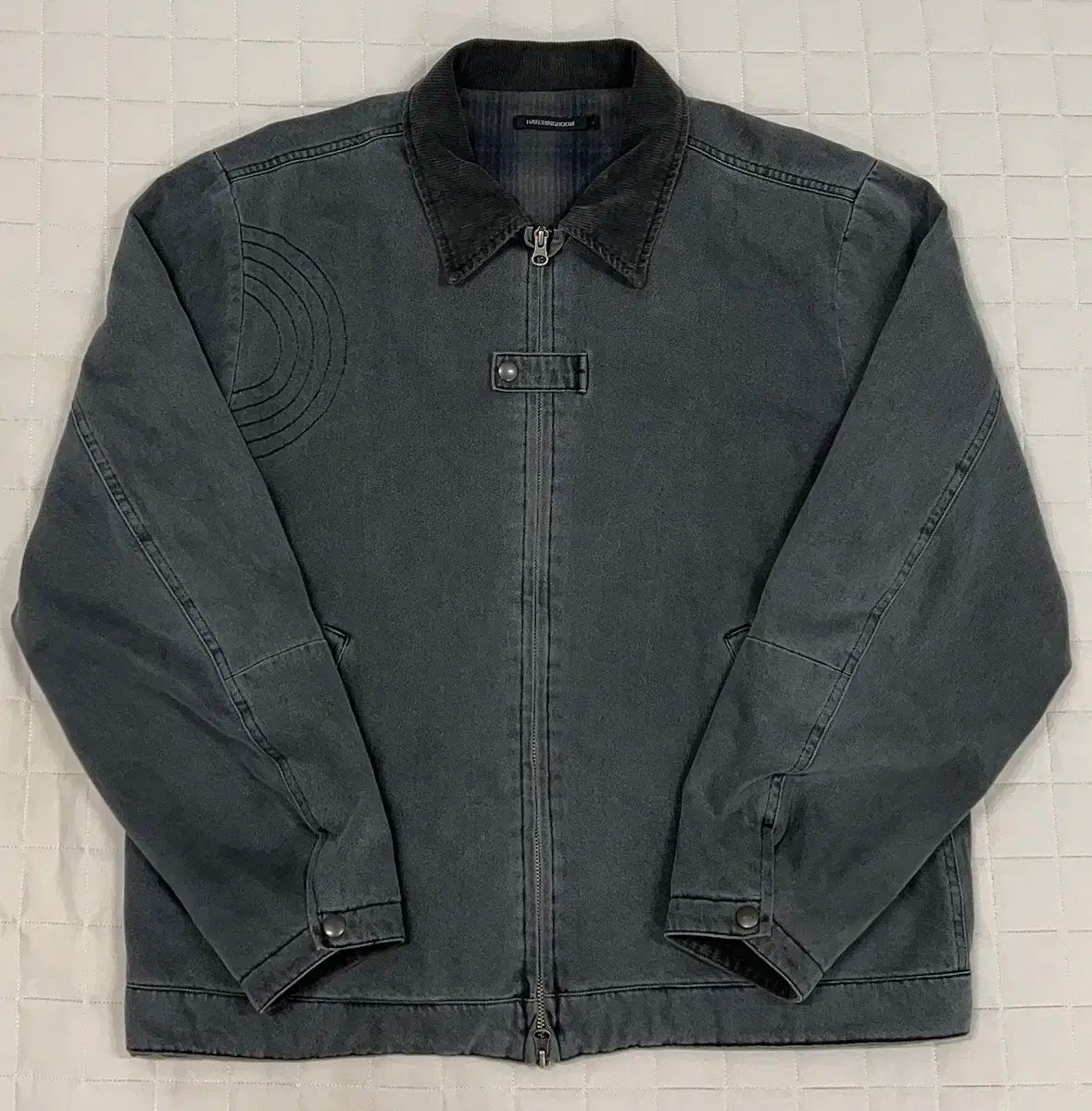 Hatchingroom デニム ワークジャケット ブルーグレー 4サイズ
