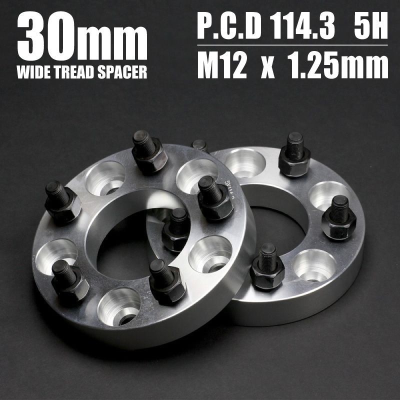 ワイドトレッドスペーサー PCD114.3-5H M12xP1.25「N-30」 ワイドトレッドスペーサー PCD114.3-5H M12xP1.25「N-30」
