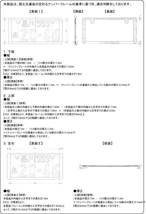 在庫処分】どうにも出来ないﾅﾝﾊﾞｰﾌﾟﾚｰﾄを25％小さく「ナンバー