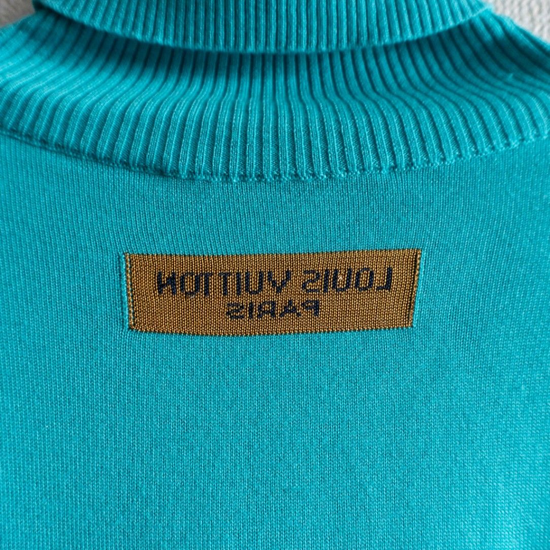 最高級】LOUIS VUITTON【22SS / タートルネックセーター】XXL ニット