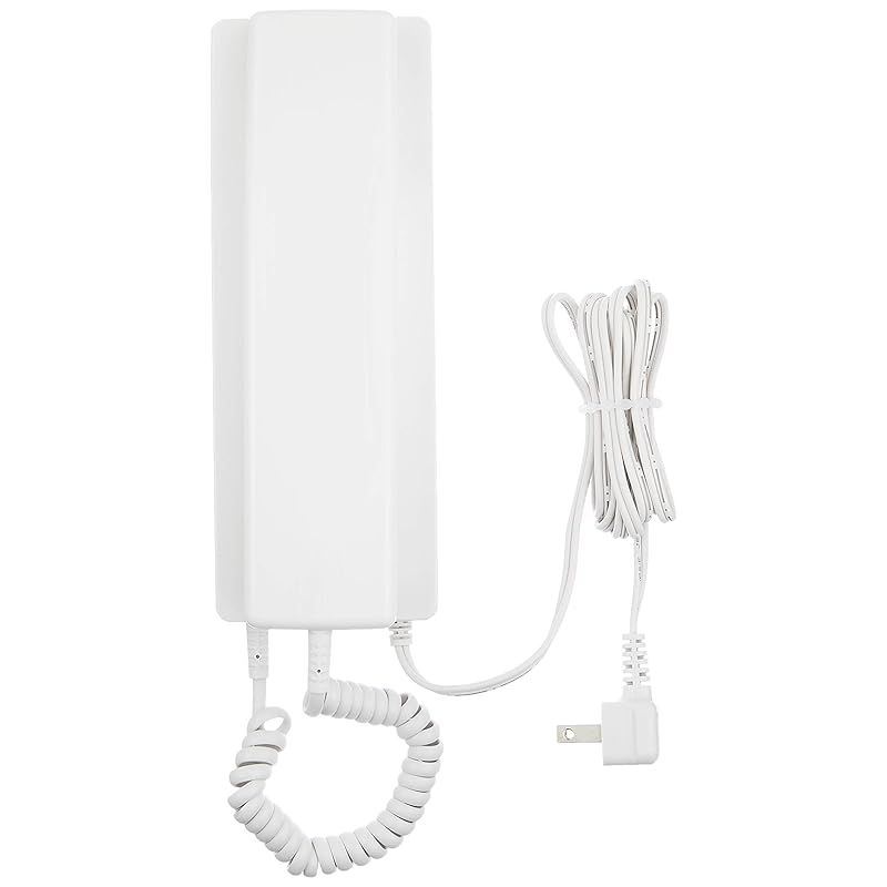 アイホン ワンタッチ ドアホン 受話器式 親機と子機セット 電話型同時通話方式 壁取り付け型 白 IE-1A 1