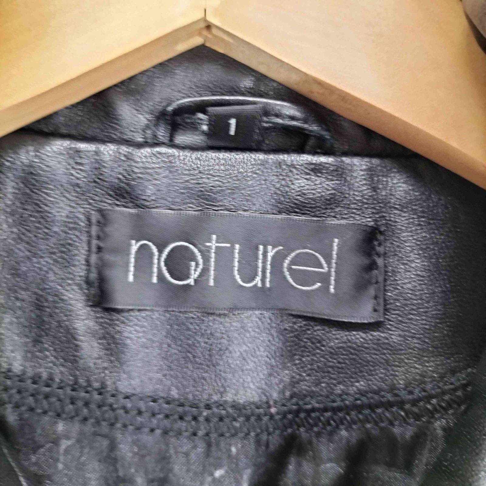 ユーズドフルギ 古着 リアルレザー切替ハーフコート レディース 1 GULLKHAN_COM