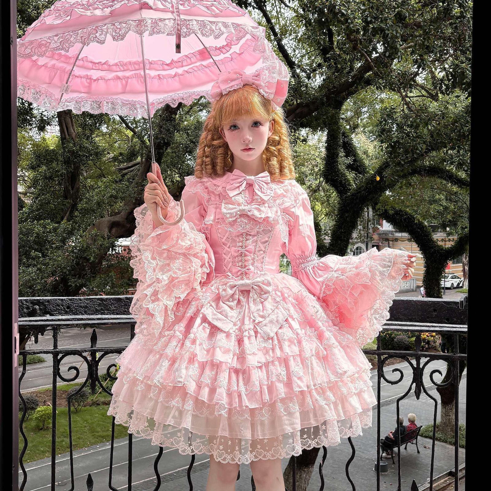 新品未使用 【愛恋序曲】 Lolita洋装 甘ロリスタイル jsk吊り