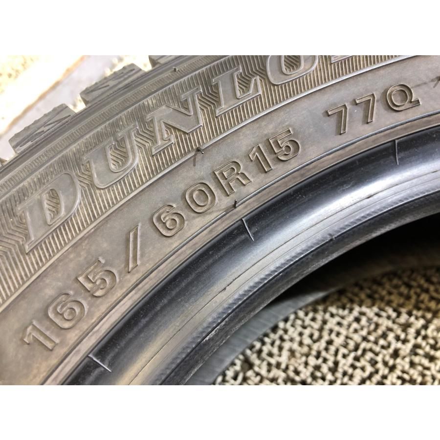 165/60R15 ダンロップ WM01 4本 送料無料 冬タイヤ T1370 DUNLOP
