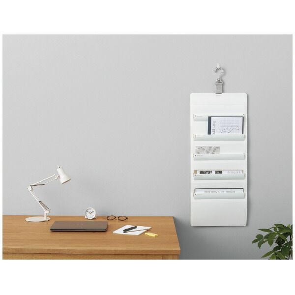  コクヨ さっと出し入れできる壁掛けポケット 書類用 ホワイト フ KPM 50 1 セット 書類ケース 図面ケース ファイル バインダー ケース