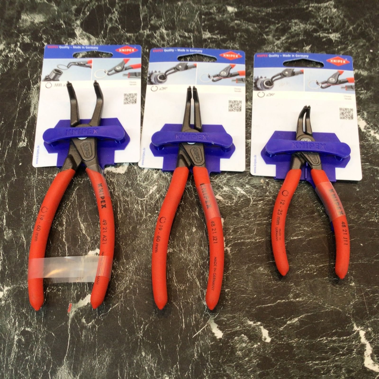 △クニペックス(KNIPEX)スナップリングプライヤー3個セット48/21/J21・48/21/J11・49/21/A21【八潮店】 - メルカリ