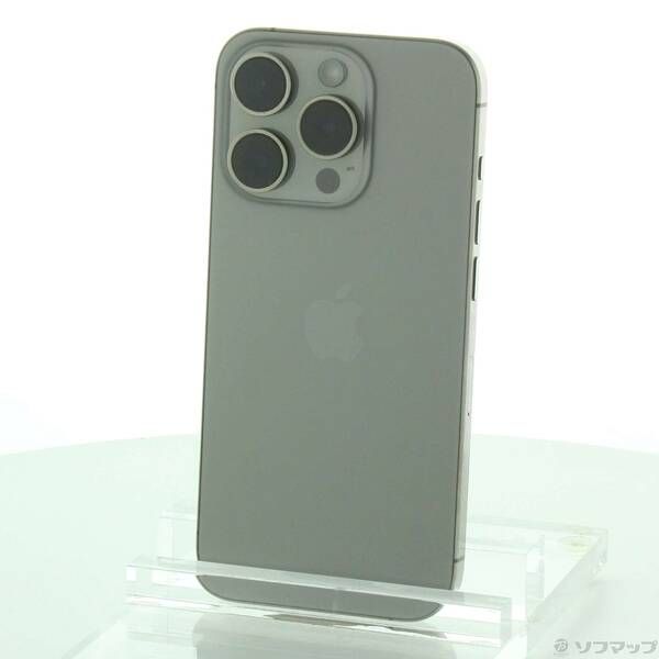 中古品〕 iPhone15 Pro 128GB ナチュラルチタニウム MTU93J／A