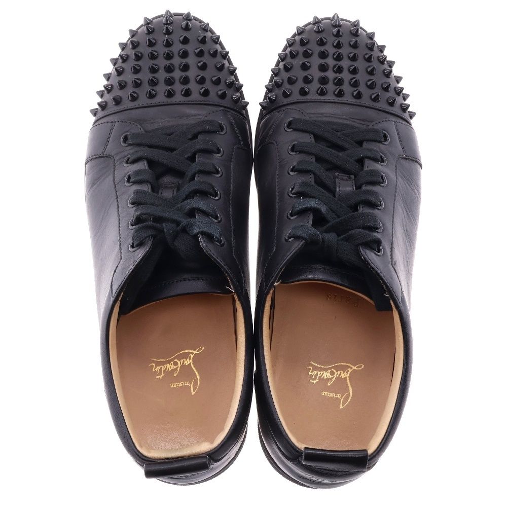 Christian Louboutin スニーカー ルイ ジュニア スパイク 送関込 Louis Junior Spikes - スニーカー - カーフレザー - ホワイト