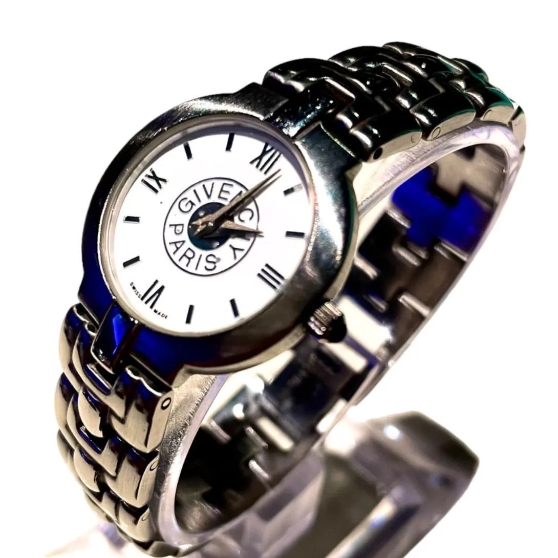 GIVENCHY レディース アナログ時計 腕時計 シンプルデザイン 電池交換済 稼働品 - メルカリ