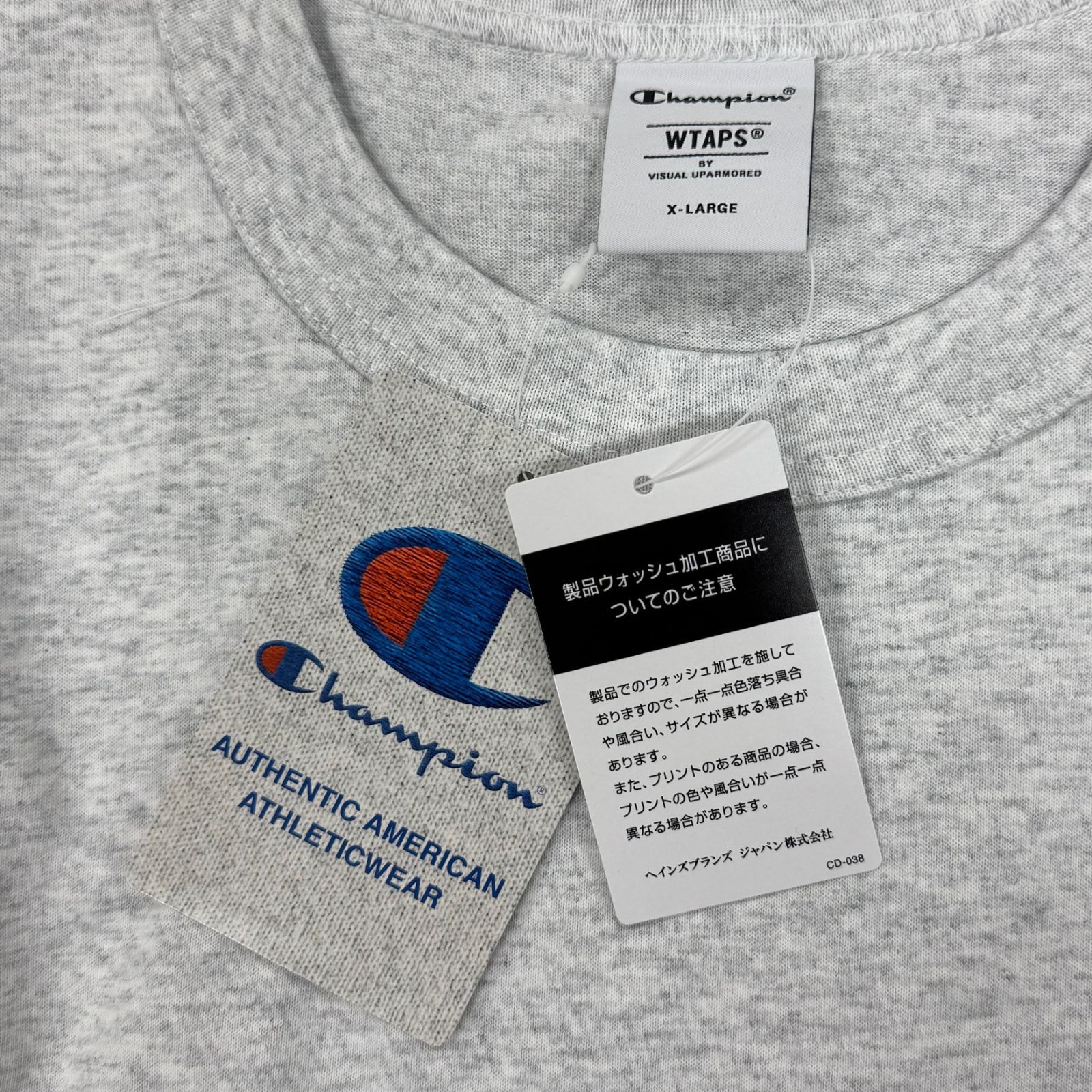 未使用品 WTAPS 25SS × Champion ACADEMYTシャツ カットソー